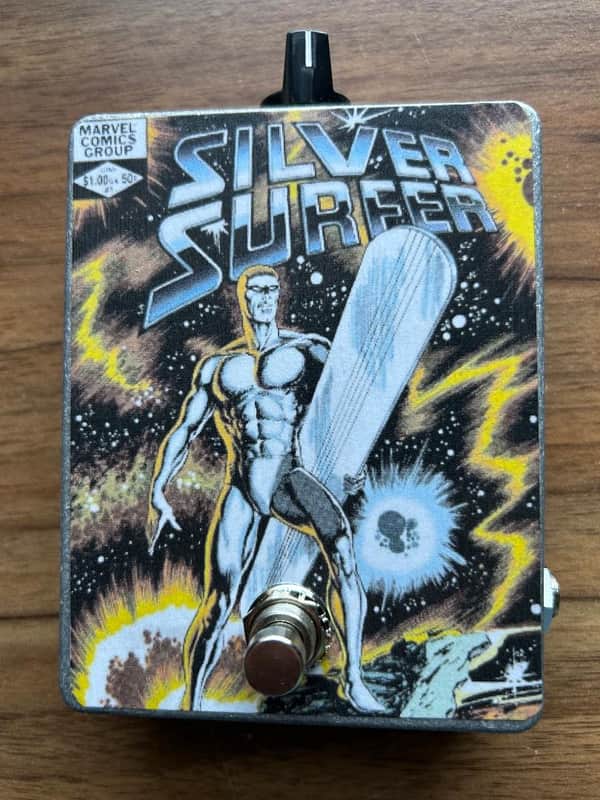 Dentone Silver Surfer Retro Rocket lofi slapback echo delay reverb hybrid pedal 2025 image 1