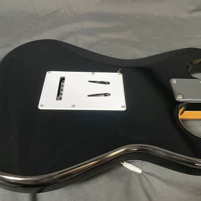Harley Benton ST-62RW LH BK 2024 Black Strat w/Tortoise Shell Pickguard - LEFTY - image 8