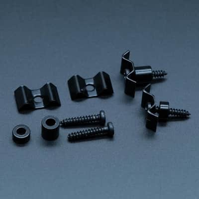 4PCS Metal Vintage Style Guitar String Trees Guides Retainers for Fender Strat or Tele Style Electric Guitar (Black) image 2