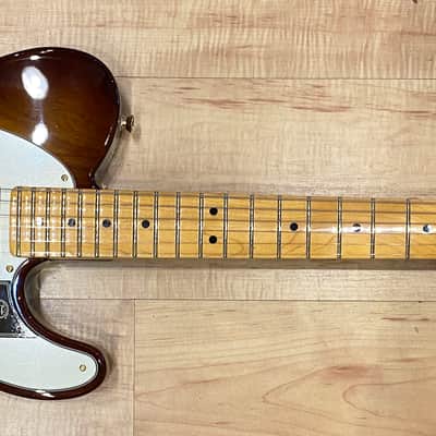 Fender 75th Anniversary Commemorative Telecaster Limited Edition Electric Guitar - Bourbon Burst image 2