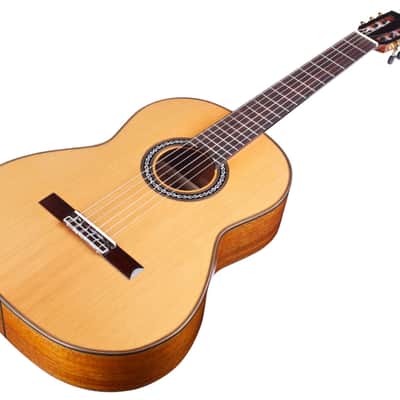Immagine Cordoba C9 Parlor Nylon String Acoustic Guitar Natural w/ Case - 6