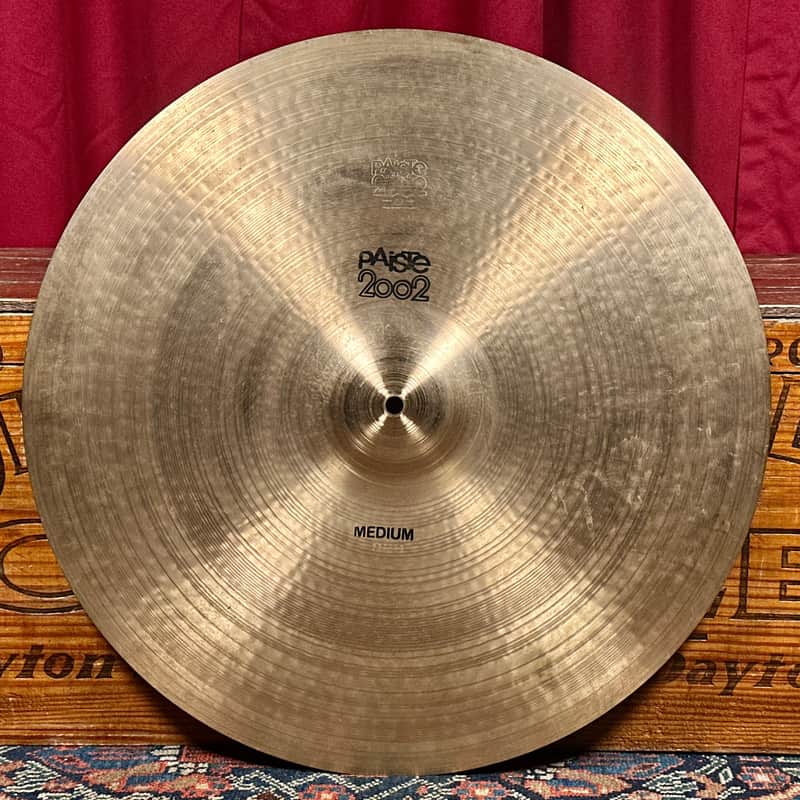 20" Paiste 1977 Black Label 2002 Medium Crash Ride Cymbal 1996g *Video Demo* image 1
