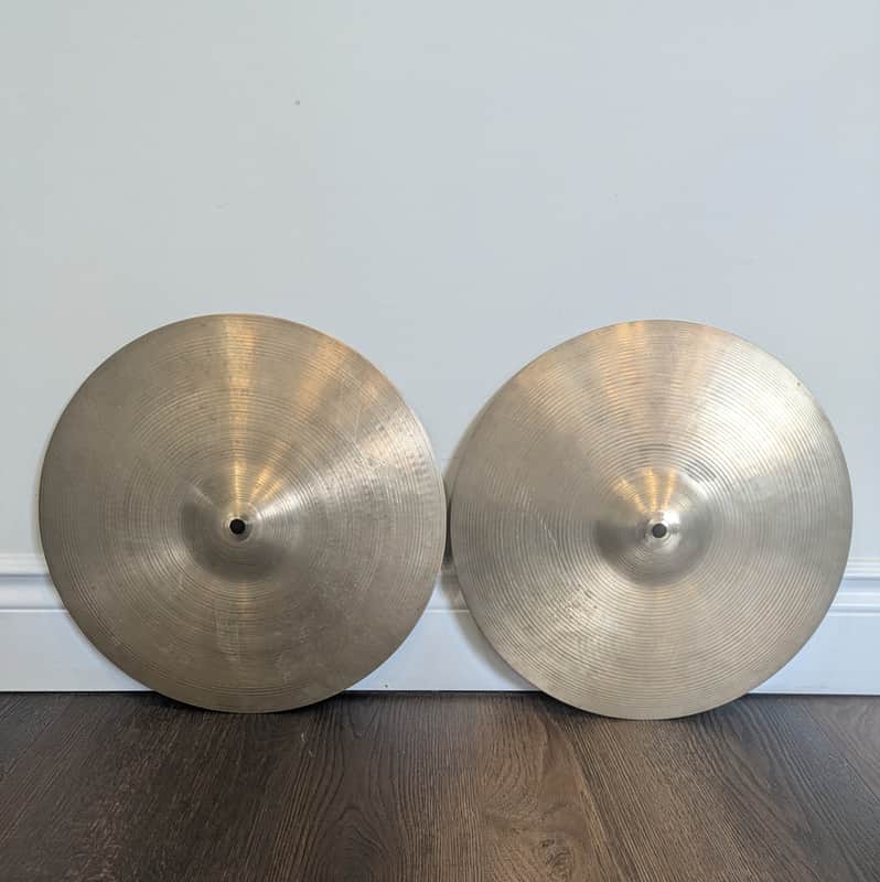 Sabian AA 14" Regular Hats 1980s image 1