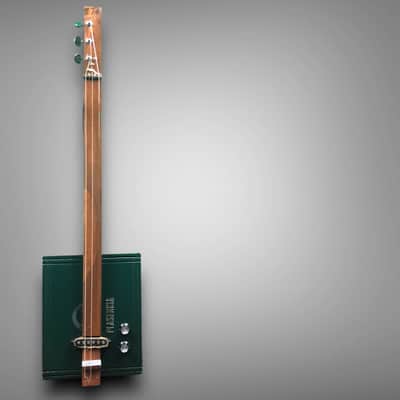 Custom 3-String Fretless Slide Electric Guitar – Plasencia Cigar Box image 2