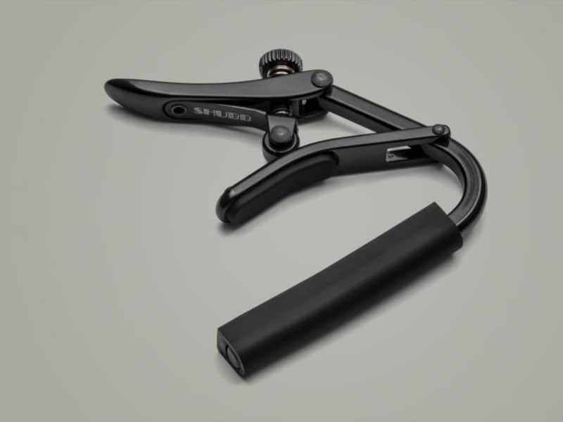 Shubb Capo C3K Noir Series 12 String Guitar Capo - Black Chrome image 1