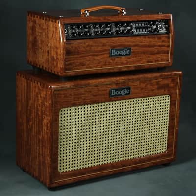 Mesa Boogie Custom Shop Mark V - Head/Cabinet Exotic Hardwood Bubinga image 1