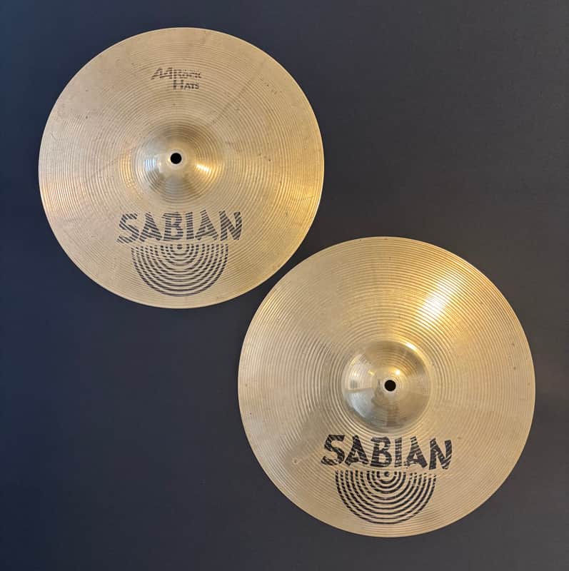 Sabian 14” AA Rock Hi-Hat Cymbals (Pair) 1154g/1457g (READ!) image 1