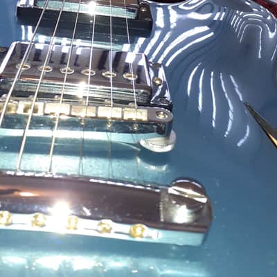 Gibson DG-335 2008 - Pelham Blue image 14