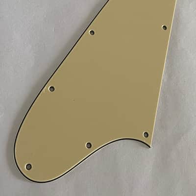 New Guitar Pickguard Fits Firebird Blank Guitar Pickguard Scratch Plate 3 Ply Vintage Yellow image 5