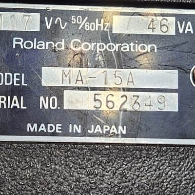 Boss MA-15A 15 Watt Amplified MICRO MONITOR Powered TESTED WORKING image 11
