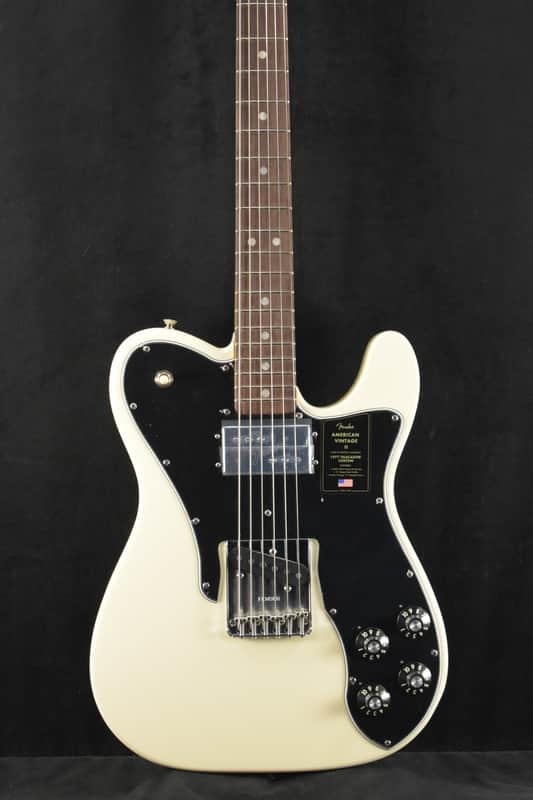Fender American Vintage II 1977 Telecaster Custom Olympic White Rosewood Fingerboard image 1