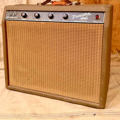 Fender Princeton 6G2 Tube Amplifier 1963 - Brown image 5