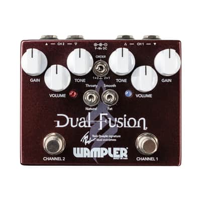 Wampler Dual Fusion Tom Quayle Signature Overdrive Dual Pedal Mem26