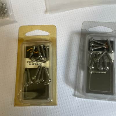 Lot of Fender Stratocaster Pickup Mounting Screws/Springs & Covers image 2