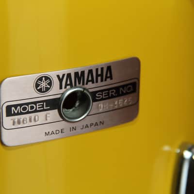 Yamaha TT810 Tour Custom Power 10x10" Rack Tom 1986 - 1990 - Mellow Yellow image 4