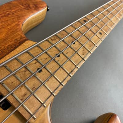 Sadowsky 2022 Limited Edition MetroLine 5-String 21-Fret MM Bass Natural Transparent Satin image 7