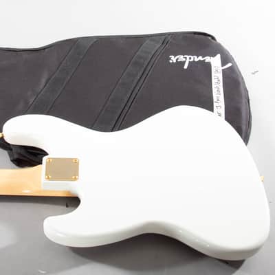 2025 Fender Japan Traditional '60s Jazz Bass – White Pearl w/ Matching Headstock, Gold Hardware (MIJ) image 7