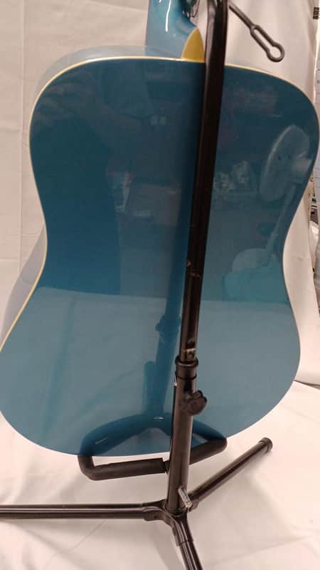 Fender Sonoran S LPB Acoustic Guitar Blue Used | Reverb Canada