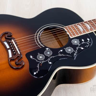 1992 Gibson J-200 Jumbo Acoustic Guitar Vintage Sunburst, Near-Mint w/ Case image 7
