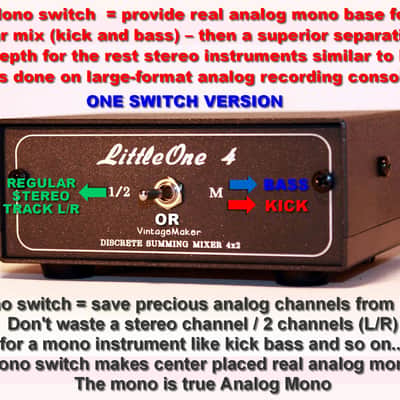 4 Channel Mini Studio Summing Mixer Designed for UAD Apollo Twin Focusrite Audient image 3