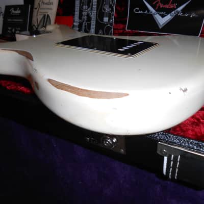 Fender Road Worn 2009-2015 - Olympic White w/ Custom Shop Ancho Poblano hand-wound pickups & CS case image 13