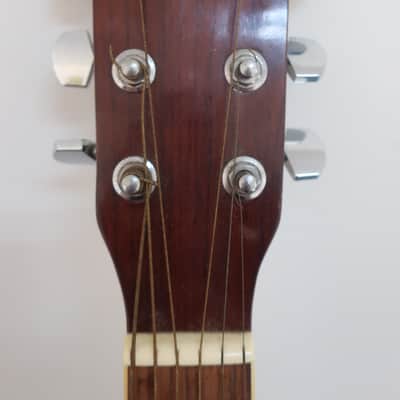 Vintage 1980s Unbranded Dreadnought Acoustic Guitar Martin Takamine Clone D28 D 28 MIJ Made in Japan Huge Sound Low Price image 9