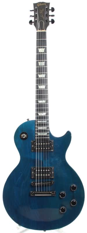 1993 Gibson Les Paul Studio Lite translucent blue image 1