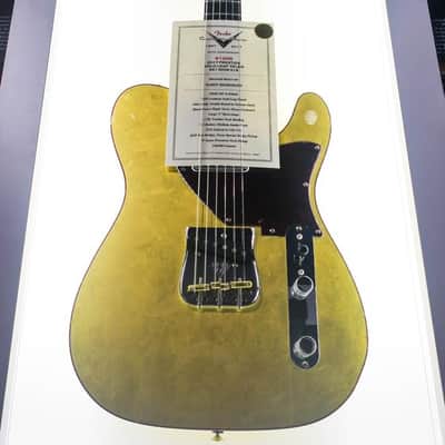 2017 NAMM Fender Prestige Masterbuilt 24 Karat Gold XXX NOS Custom ShopTelecaster -Yuriy Shishkov image 24
