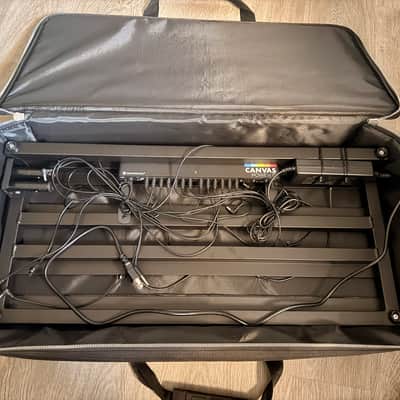 Pedaltrain JR MAX with Walrus Audio Canvas Power 15 Pedal Power Supply and In/Out jacks image 1