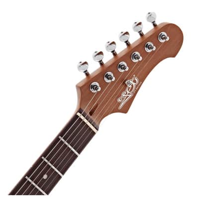 Jet JS-400 HT RD 400 Series Roasted Poplar Body Canadian Roasted Maple Neck 6-String Electric Guitar image 7