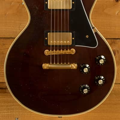 Gibson Custom Murphy Lab 1968 Les Paul Custom | Dark Walnut - Light Aged image 11