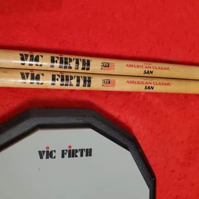 Vic Firth Drum Practice Pad and Drum Sticks Set - Mint Condition Practice Pad & Sticks image 3