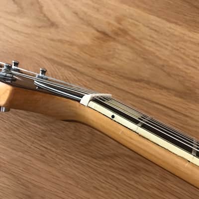 Vintage 70’s Samick Johnny Pro II Electric Solid-body Guitar Neck trough w. Gibson Strings image 11