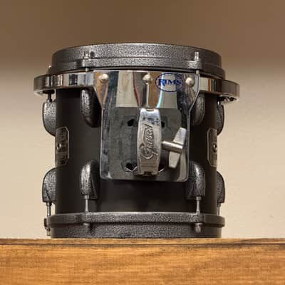 90's Gretsch Broadkaster 8" Satin Ebony 8x8 Jasper Rack Tom image 6