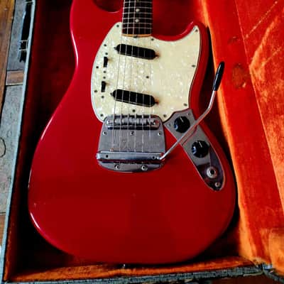 Fender Mustang USA vintage w/ohsc 1967 - Dakota red image 2