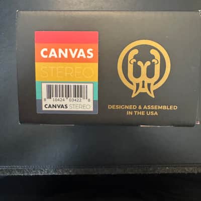 Walrus Audio Canvas Stereo Dual Line Isolator Direct Box 2022 - Present - Black w/ Rainbow Graphic image 1