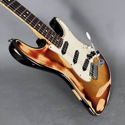 1991 Fender Stratocaster RW USA sunburst aged works fine case image 9