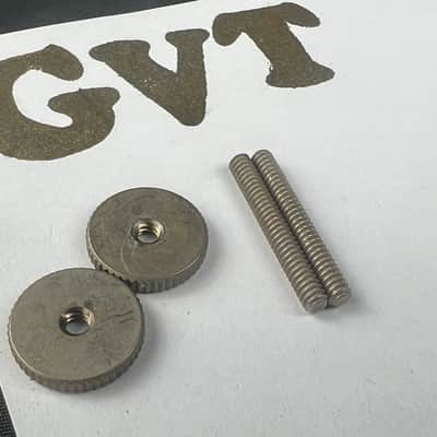 Faber  59 ABR Brass! Studs and Brass! Thumbwheel Kit, (pair) nickel plated Aged  Brass nickel plated image 2