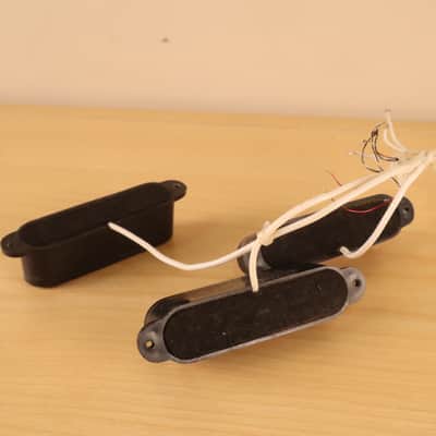 70’s Bill Lawrence L-250 Rail Strat Guitar Pickup Black Set HOLY GRAIL image 7
