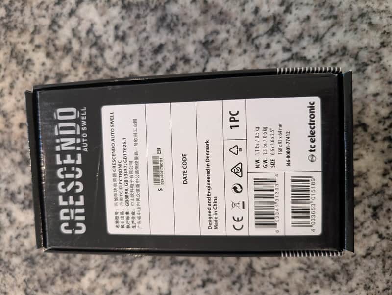 TC Electronic Crescendo Auto Swell 2021 - Present - Black image 1
