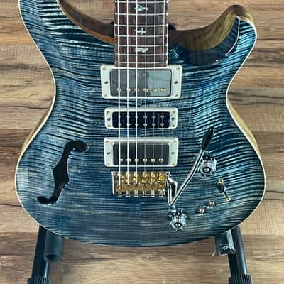 PRS 40th Anniversary Special Semi-hollow 22 Limited Edition Electric Guitar - Faded Blue Whale (Natural Back) image 7