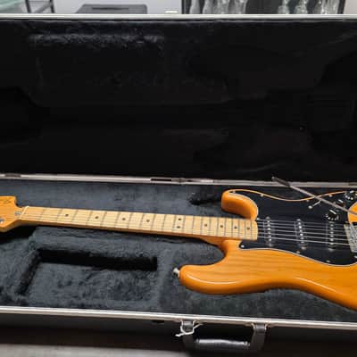 1979 Fender Stratocaster Natural Butterscotch Ash American Vintage 70s 1970's USA Strat Guitar image 2