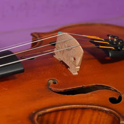 1920s German Highly-Figured Strad-Copy 4/4 Violin (VIDEO! Fresh Work, Ready) image 9