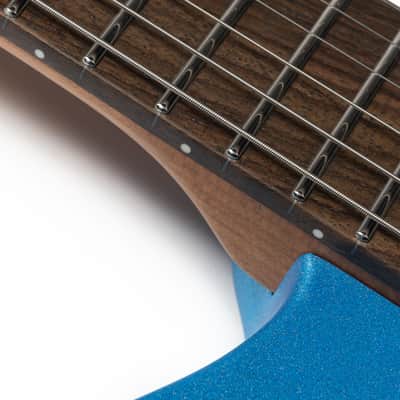EART GW2T-SE Headless Electric Guitar, Solid Roasted Mahogany Body with Roasted Canada Hard Maple Standard Artones-TSE Pickup,Satin Finish image 8