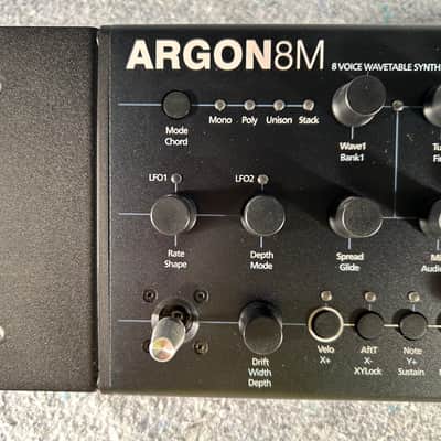 Modal Electronics Argon8M 8 Voice Wavetable Synthesizer Module 2020 - Grey image 4