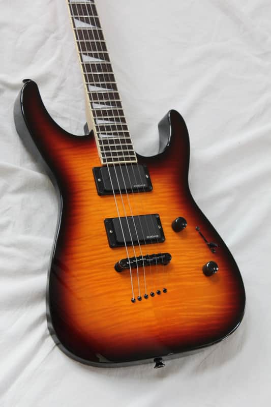 jackson dinky tobacco burst JS32RT Electric Guitar and robust die Used Jackson DINKEY REVERSE Electric