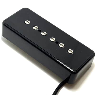 Dragonfire Soapbar P90 Bridge Pickup, Passive Soft Wound Vintage A5 Bridge Position Dedicated, Black image 3