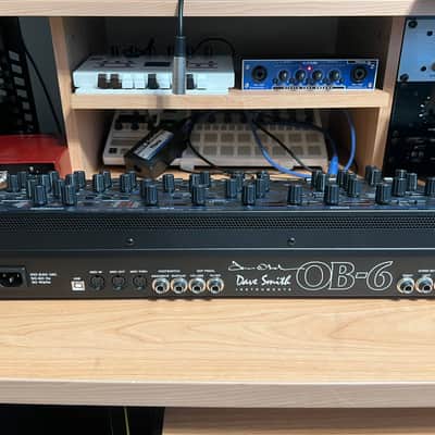 Dave Smith Instruments OB-6 Desktop 6-Voice Polyphonic Synthesizer 2017 - Present - Black image 7
