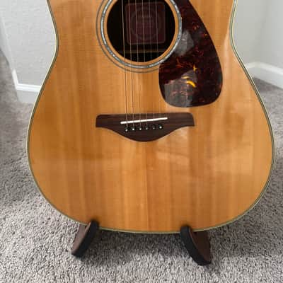 Yamaha FG730S Acoustic Guitar with Case and Upgrades image 1