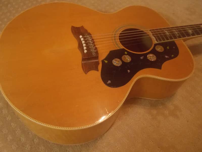 Rare Vintage 70's Alvarez Japan MIJ 5055 J200 Lawsuit Jumbo acoustic guitar Fantastic!!!!! image 1